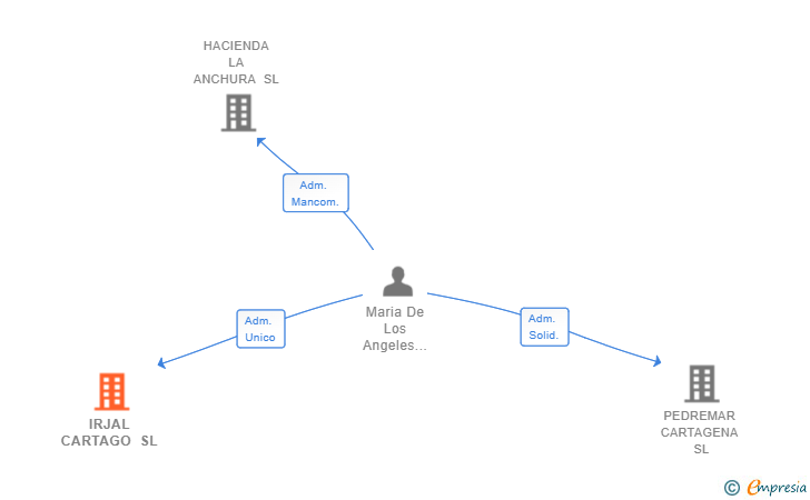 Vinculaciones societarias de IRJAL CARTAGO SL