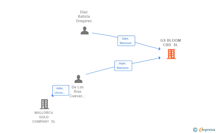 Vinculaciones societarias de GS BLOOM CBD SL
