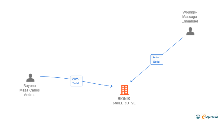 Vinculaciones societarias de BIONIK SMILE 3D SL