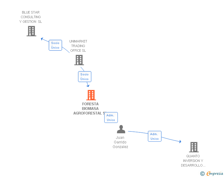Vinculaciones societarias de FORESTA BIOMASA AGROFORESTAL SL