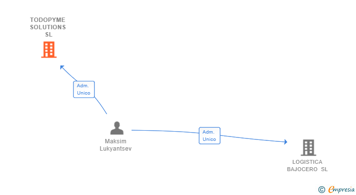 Vinculaciones societarias de TODOPYME SOLUTIONS SL