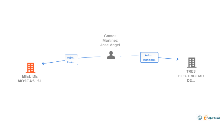 Vinculaciones societarias de MIEL DE MOSCAS SL