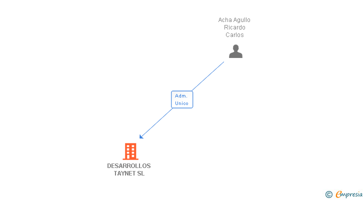 Vinculaciones societarias de DESARROLLOS TAYNET SL