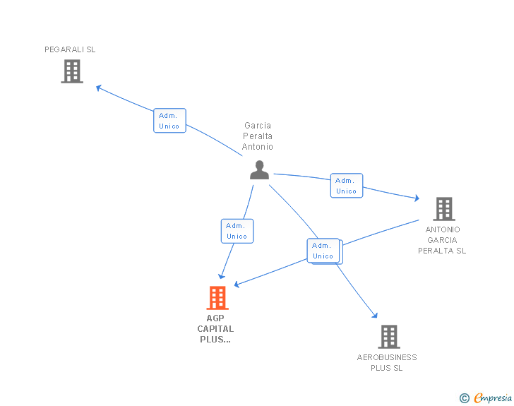 Vinculaciones societarias de AGP CAPITAL PLUS INVESTMENT SL