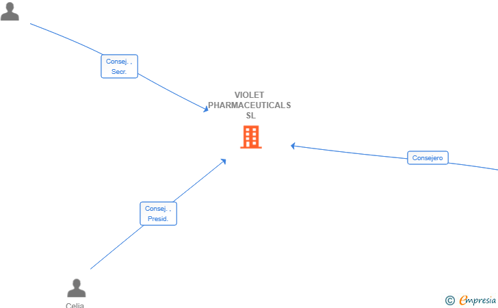 Vinculaciones societarias de VIOLET PHARMACEUTICALS SL