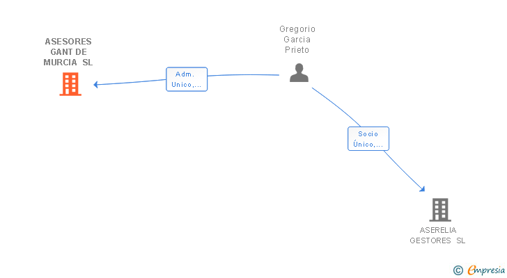 Vinculaciones societarias de ASESORES GANT DE MURCIA SL