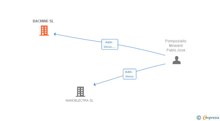 Vinculaciones societarias de BACMINE SL