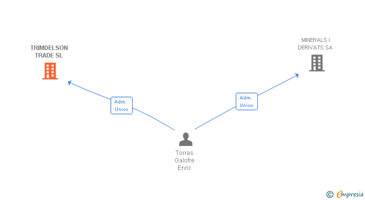 Vinculaciones societarias de TRIMDELSON TRADE SL