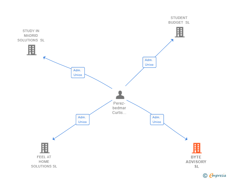 Vinculaciones societarias de BYTE ADVISORY SL