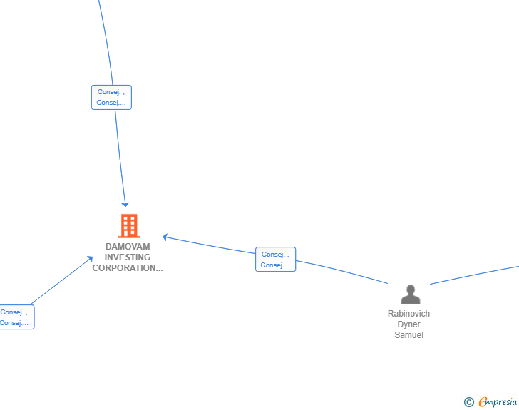 Vinculaciones societarias de DAMOVAM INVESTING CORPORATION SL