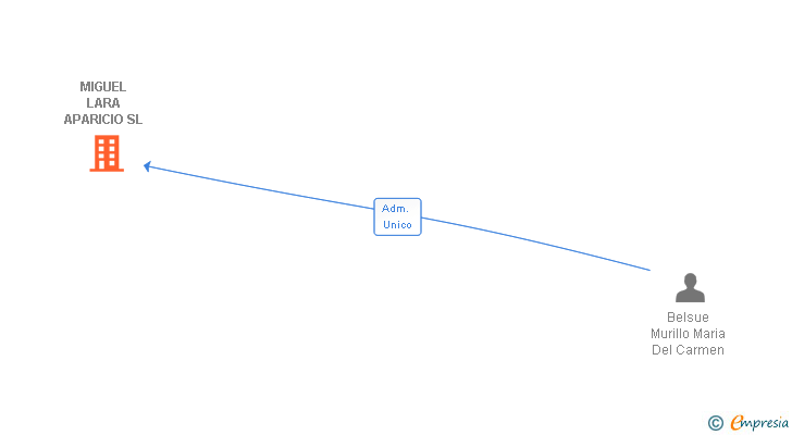 Vinculaciones societarias de MIGUEL LARA APARICIO SL
