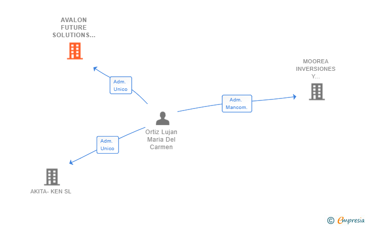 Vinculaciones societarias de AVALON FUTURE SOLUTIONS SL