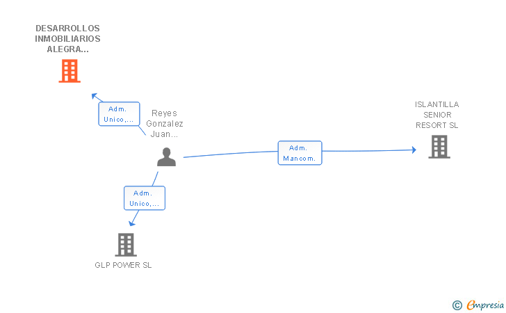 Vinculaciones societarias de DESARROLLOS INMOBILIARIOS ALEGRA MARBELLA SL