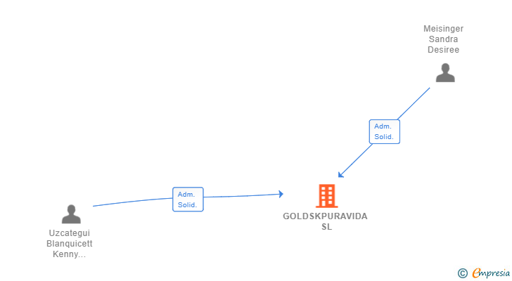 Vinculaciones societarias de GOLDSKPURAVIDA SL