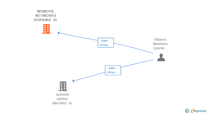 Vinculaciones societarias de WOMOVIL NETWORKS HISPANIA SL