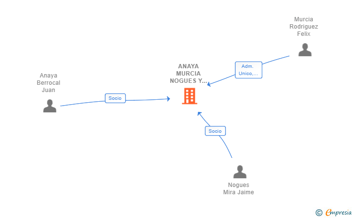 Vinculaciones societarias de ANAYA MURCIA NOGUES Y ASOCIADOS SLP