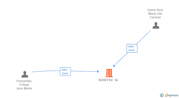 Vinculaciones societarias de KORITSU SL