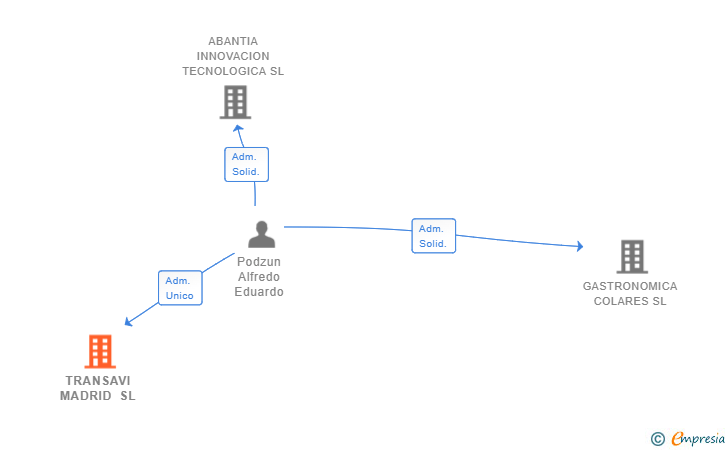 Vinculaciones societarias de TRANSAVI MADRID SL