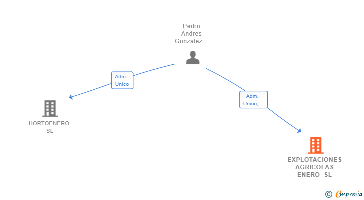 Vinculaciones societarias de EXPLOTACIONES AGRICOLAS ENERO SL