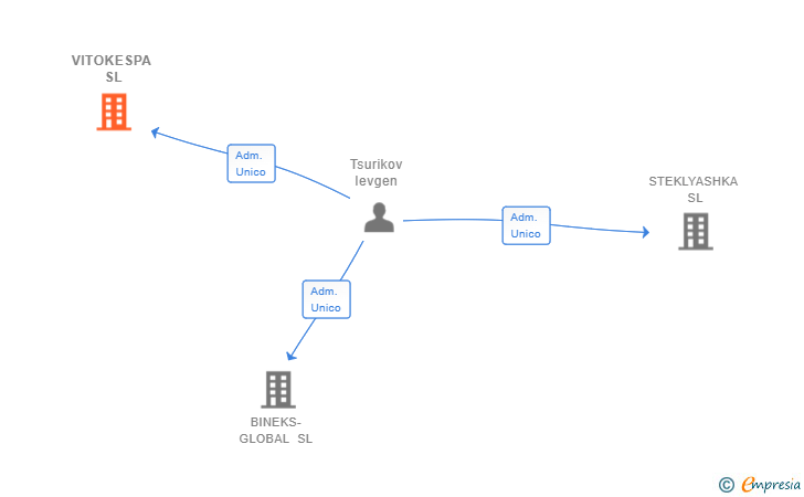 Vinculaciones societarias de VITOKESPA SL