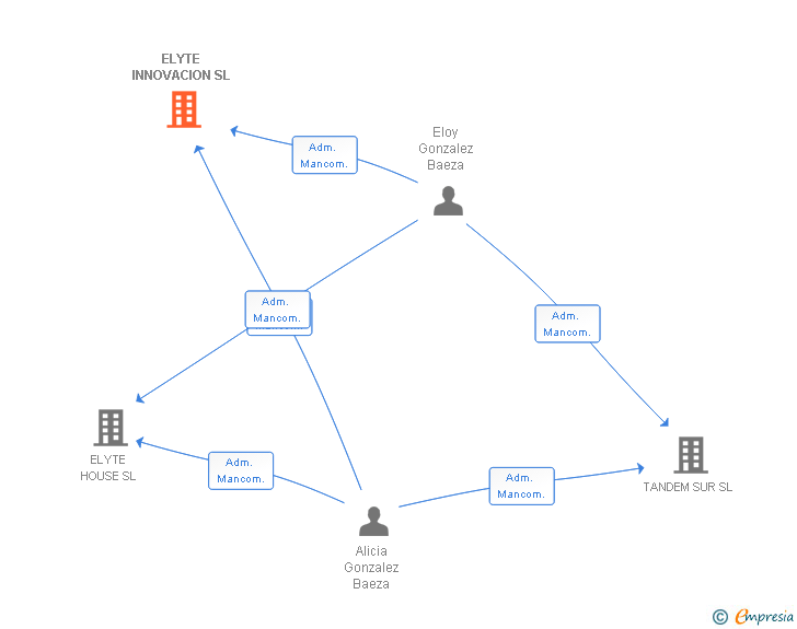 Vinculaciones societarias de ELYTE INNOVACION SL (EXTINGUIDA)