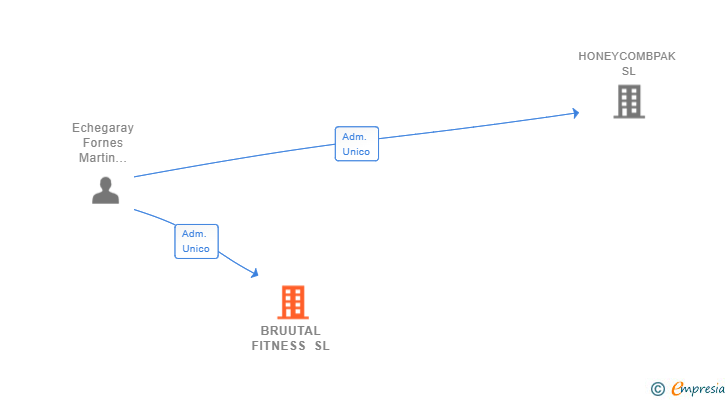 Vinculaciones societarias de BRUUTAL FITNESS SL