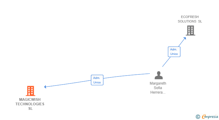 Vinculaciones societarias de MAGICWISH TECHNOLOGIES SL
