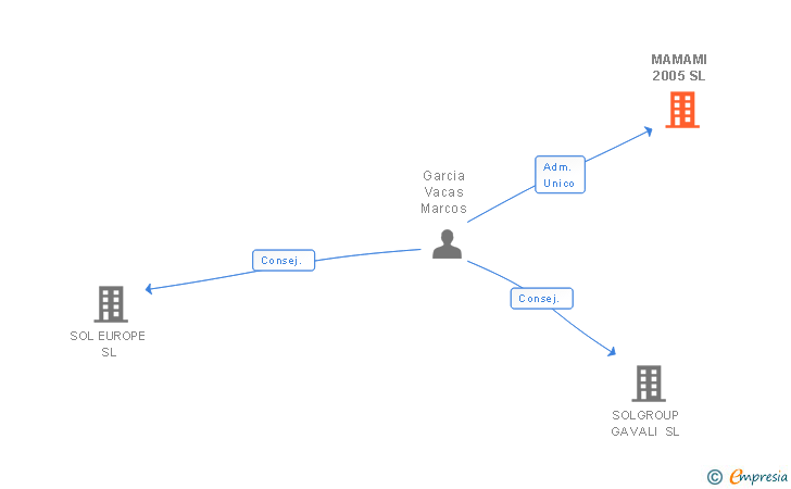Vinculaciones societarias de MAMAMI 2005 SL