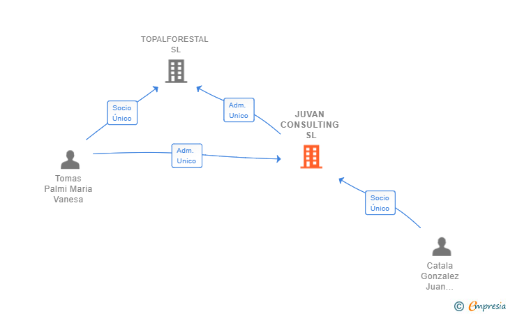 Vinculaciones societarias de JUVAN CONSULTING SL