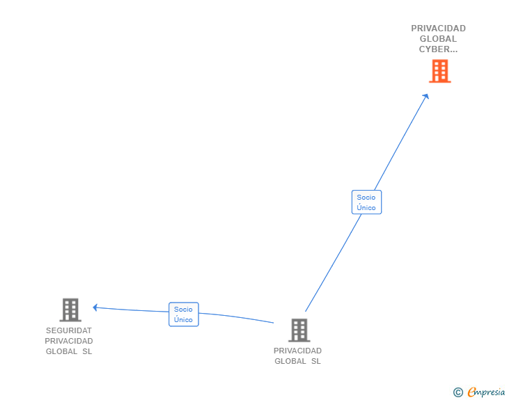Vinculaciones societarias de PRIVACIDAD GLOBAL CYBER LEX SL