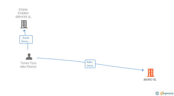 Vinculaciones societarias de AIOKO SL