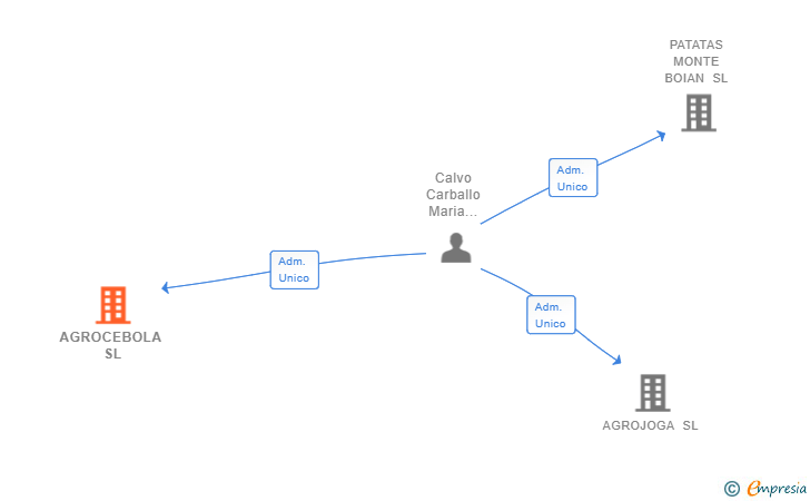 Vinculaciones societarias de AGROCEBOLA SL