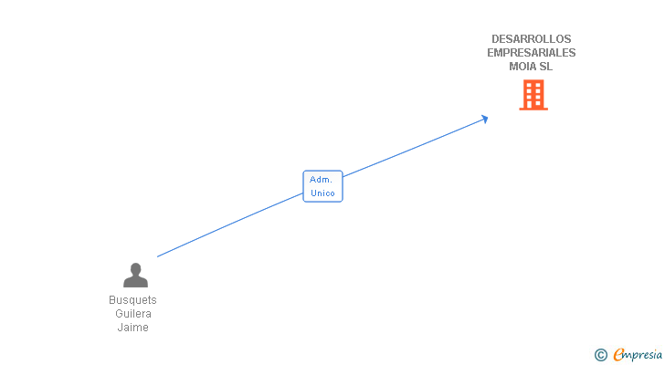 Vinculaciones societarias de DESARROLLOS EMPRESARIALES MOIA SL