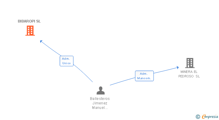 Vinculaciones societarias de BIBAROPI SL