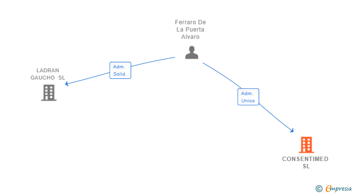 Vinculaciones societarias de CONSENTIMED SL