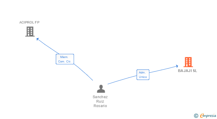 Vinculaciones societarias de BAJAJI SL