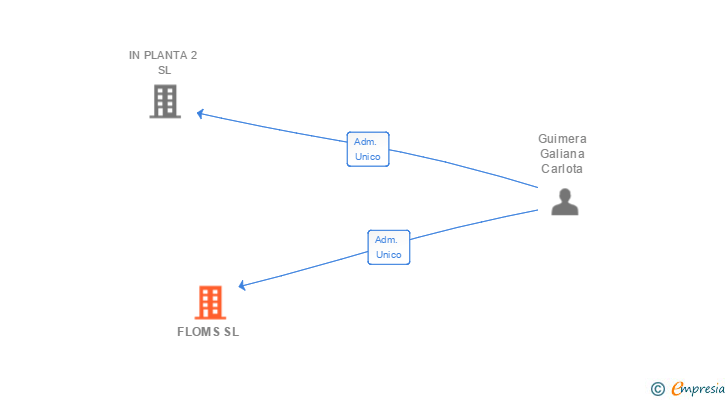 Vinculaciones societarias de FLOMS SL