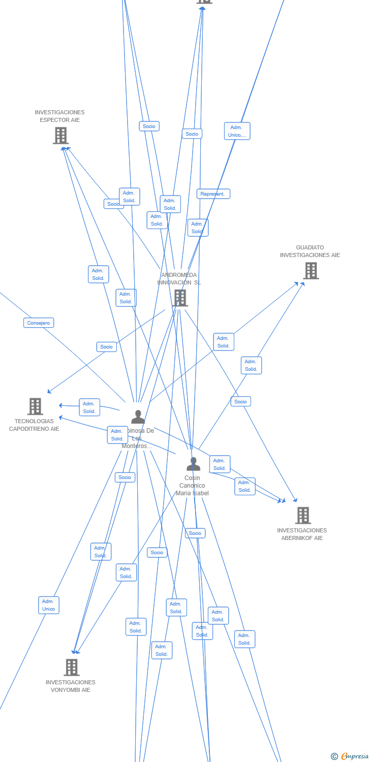 Vinculaciones societarias de BONJSEL INVESTIGACIONES AIE
