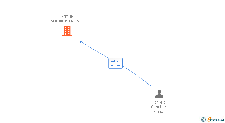 Vinculaciones societarias de TENYUS SOCIALWARE SL