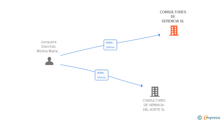 Vinculaciones societarias de CONSULTORES DE GERENCIA SL