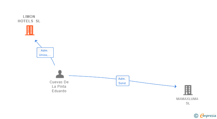 Vinculaciones societarias de LIMON HOTELS SL