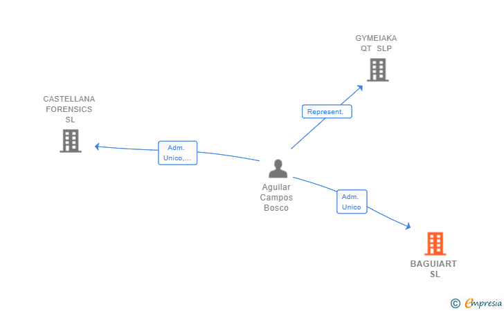Vinculaciones societarias de BAGUIART SL