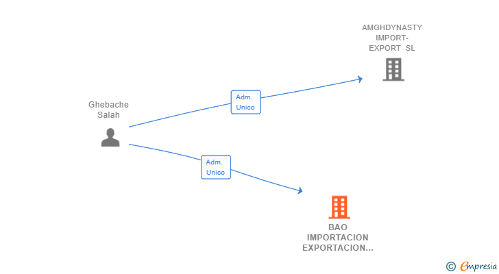 Vinculaciones societarias de BAO IMPORTACION EXPORTACION SL