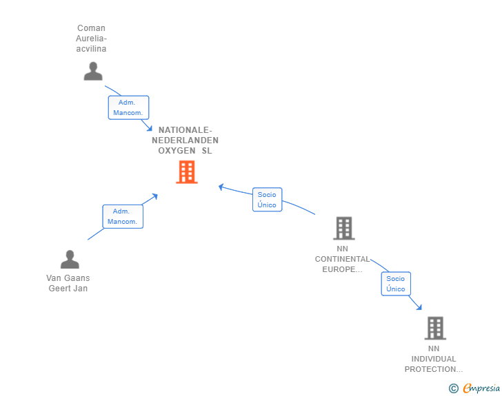 Vinculaciones societarias de NN DIGITAL HUB IBERIA SL