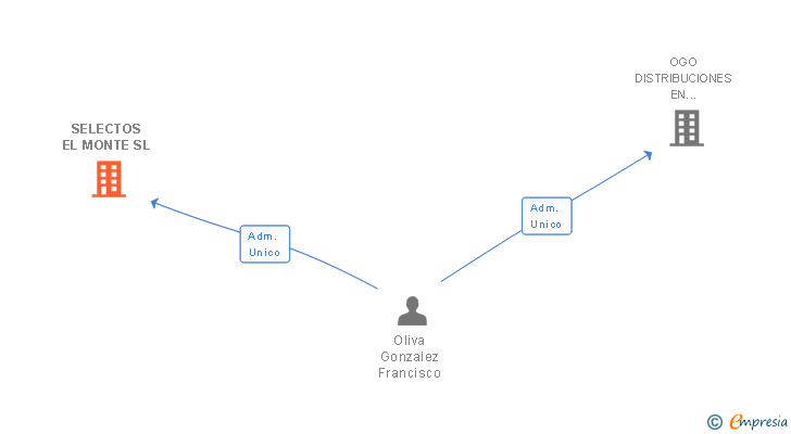 Vinculaciones societarias de SELECTOS EL MONTE SL