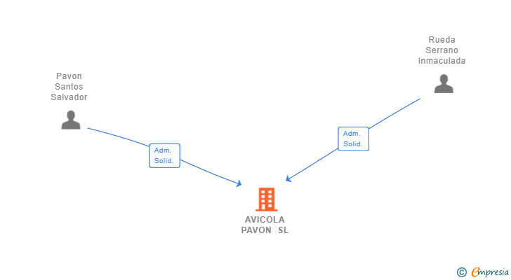 Vinculaciones societarias de AVICOLA PAVON SL