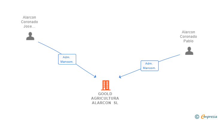 Vinculaciones societarias de GOOLD AGRICULTURA ALARCON SL