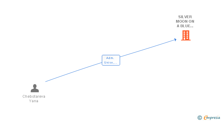 Vinculaciones societarias de SILVER MOON ON A BLUE SKY SL