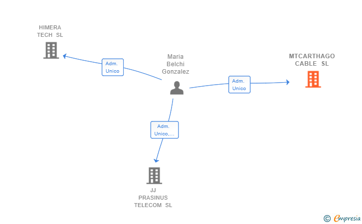 Vinculaciones societarias de MTCARTHAGO CABLE SL