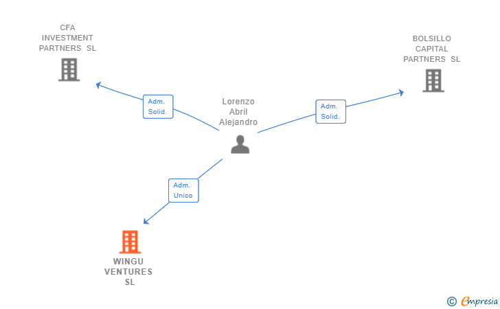 Vinculaciones societarias de WINGU VENTURES SL